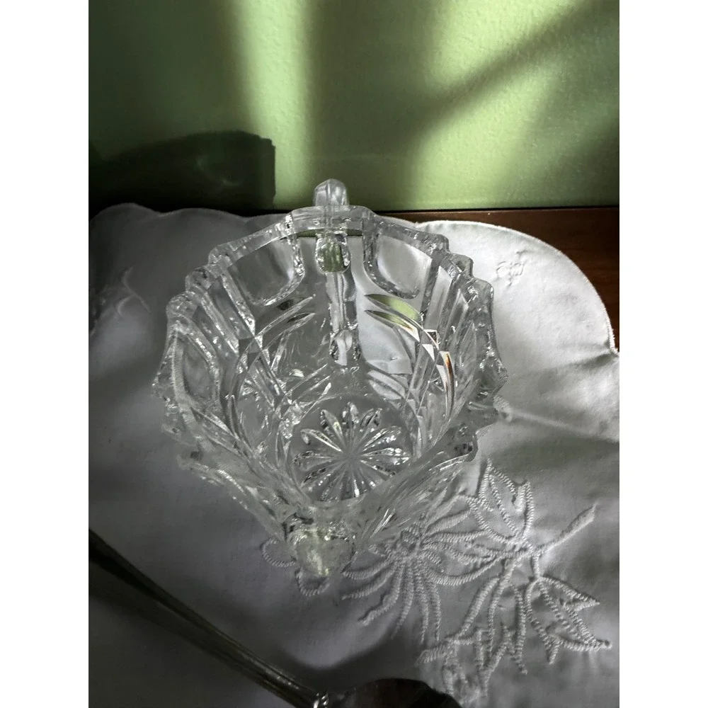 Antique American Brilliant Period Cut Glass Creamer, ABP Crystal